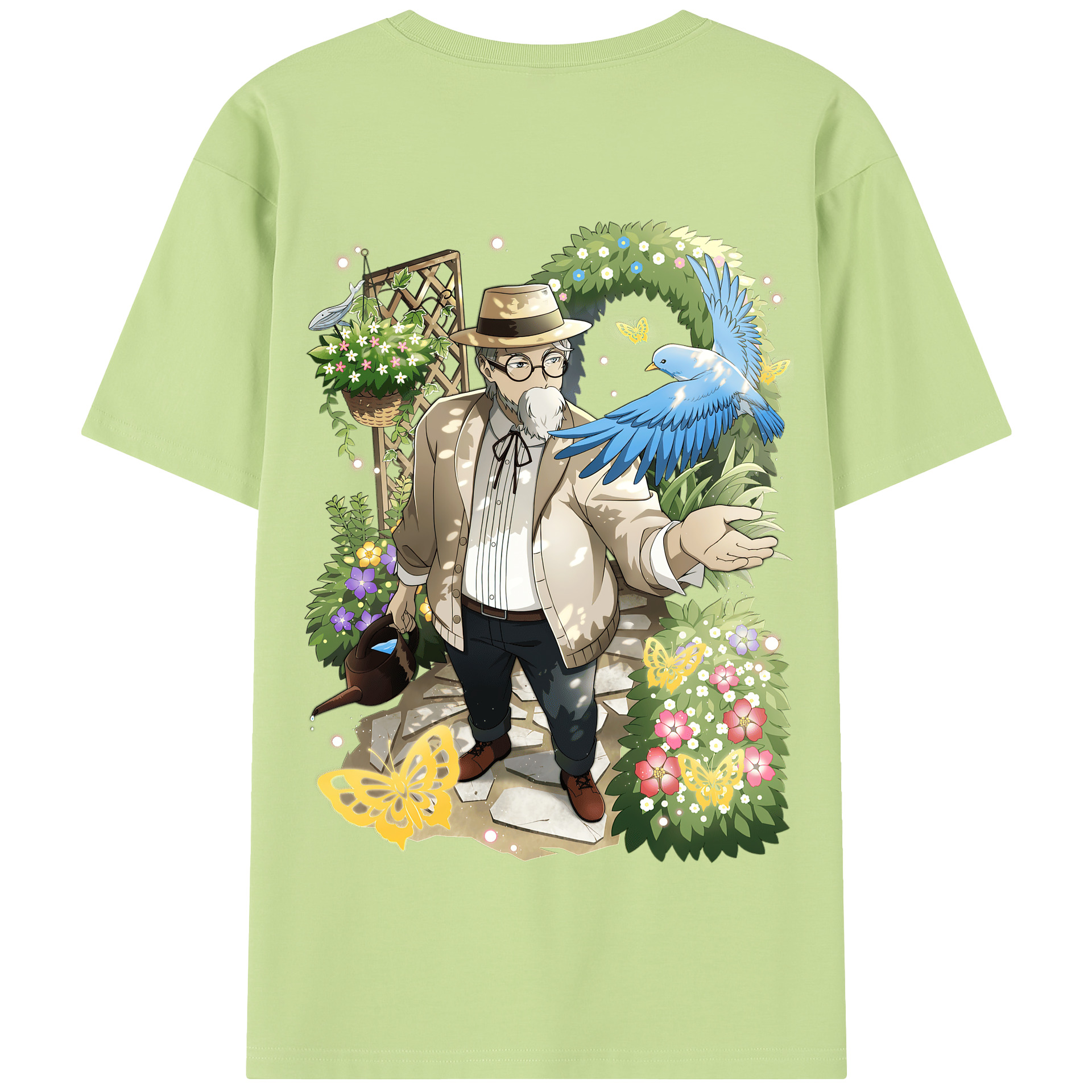 （画像用） 文豪ストレイドッグス Bungo Stray Dogs 綿100％半袖Tシャツ（背面プリント）